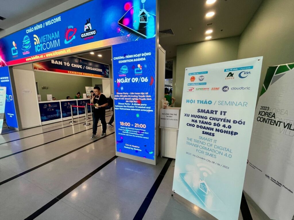 ICTCOMM2023 Vietnam, Cloud WAF, exhibition, cyber security, Cloudbric