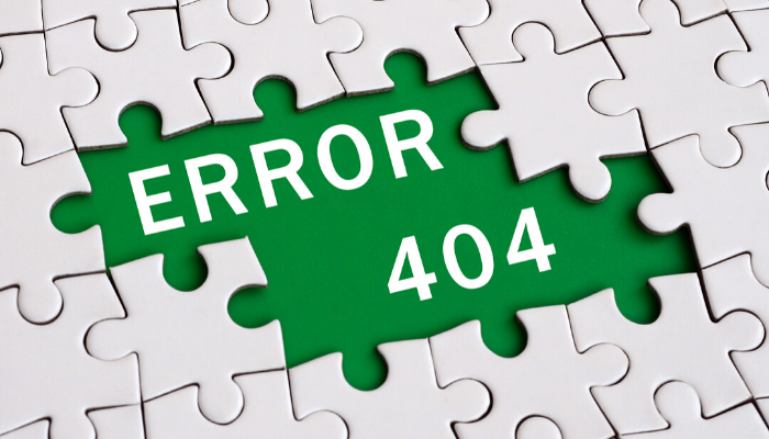 404 web error