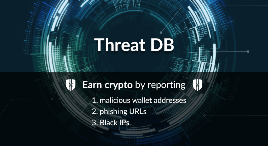 Threat DB earn crypto