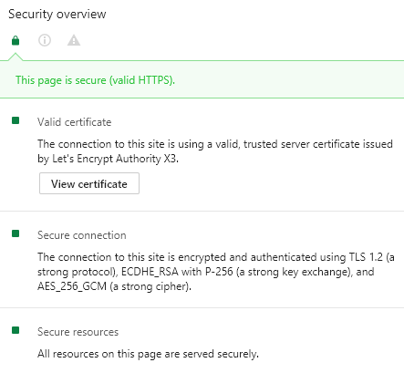 HTTPS validation with Let's Encrypt