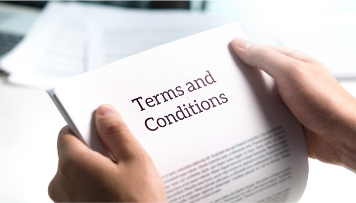 terms and conditions